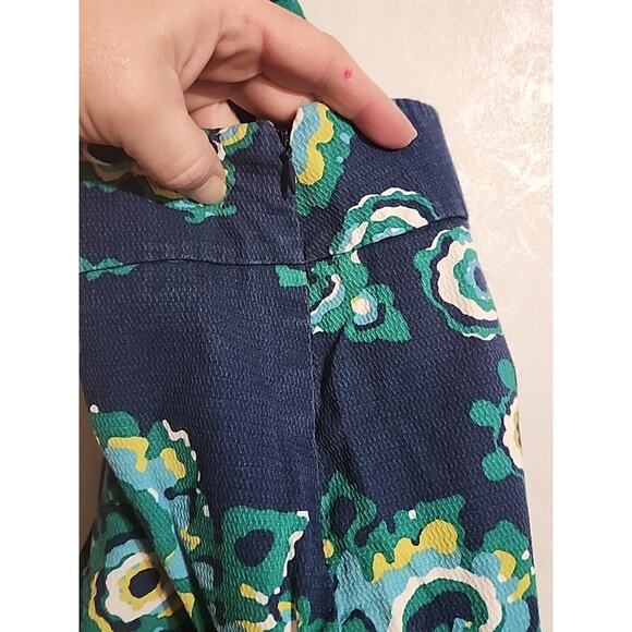 Merona Womens Above the Knee Pencil Skirt Lined sz 2 Navy Blue Side Zip - Picture 6 of 8